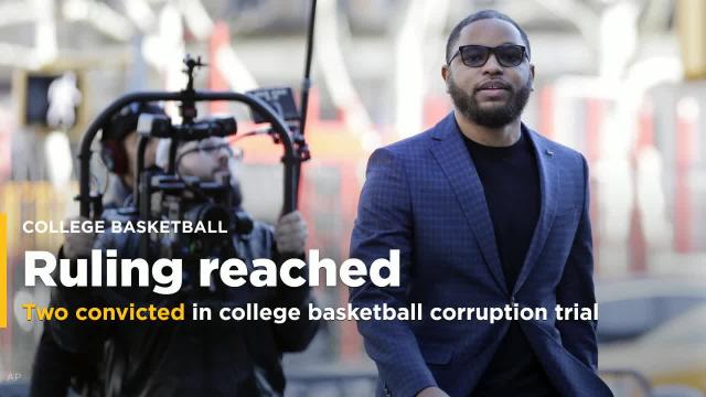 Two convicted in college basketball corruption trial