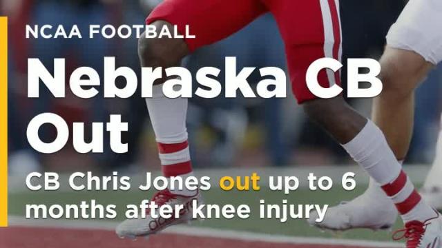Nebraska CB Chris Jones out up to 6 months after knee injury