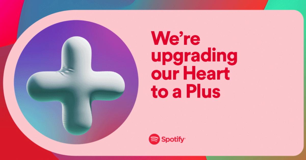 Spotify is ditching the heart icon for an dual-purpose plus button