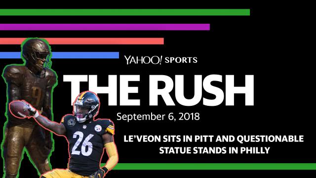 The Rush:  Le’Veon sits in Pitt and a questionable statue stands in Philly