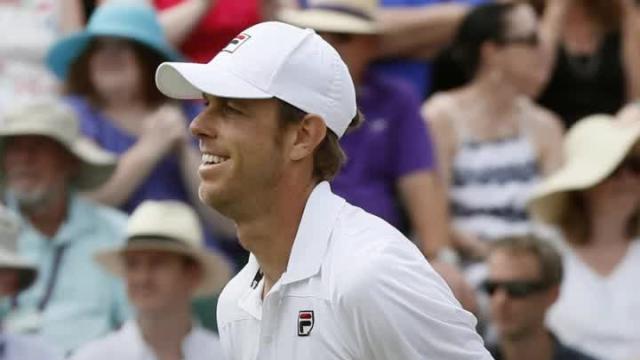 Sam Querrey needs just minutes to advance past Jo-Wilfred Tsonga to Round of 16