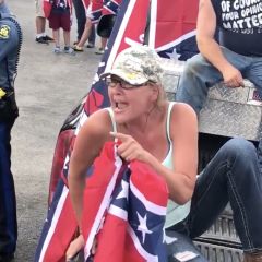 Confederate Flag-Waving Trump Supporter Praises KKK, Vows To Teach Hate