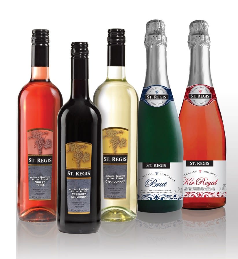 World Finer Foods and Its Liberty Richter Division Raise a Glass as St.  Regis(R) Alcohol-Removed Wines Joins Its Portfolio