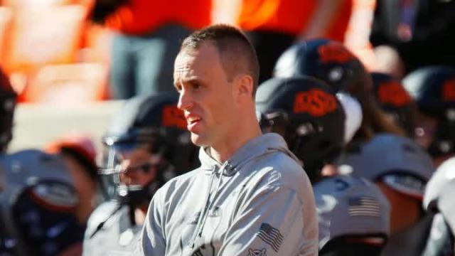 Oklahoma State offensive coordinator Sean Gleeson headed to Rutgers