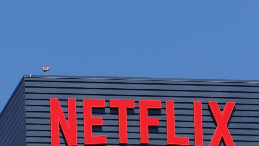 The Netflix logo is shown on one of their Hollywood buildings in Los Angeles, California, U.S., July 12, 2023.   REUTERS/Mike Blake