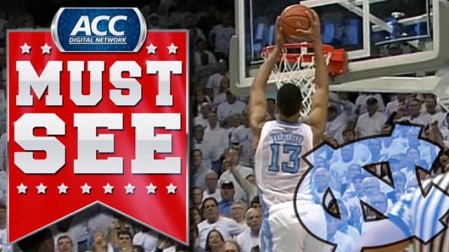 UNC's J.P. Tokoto Steals and Dunks Against Kentucky | ACC Must See Moment