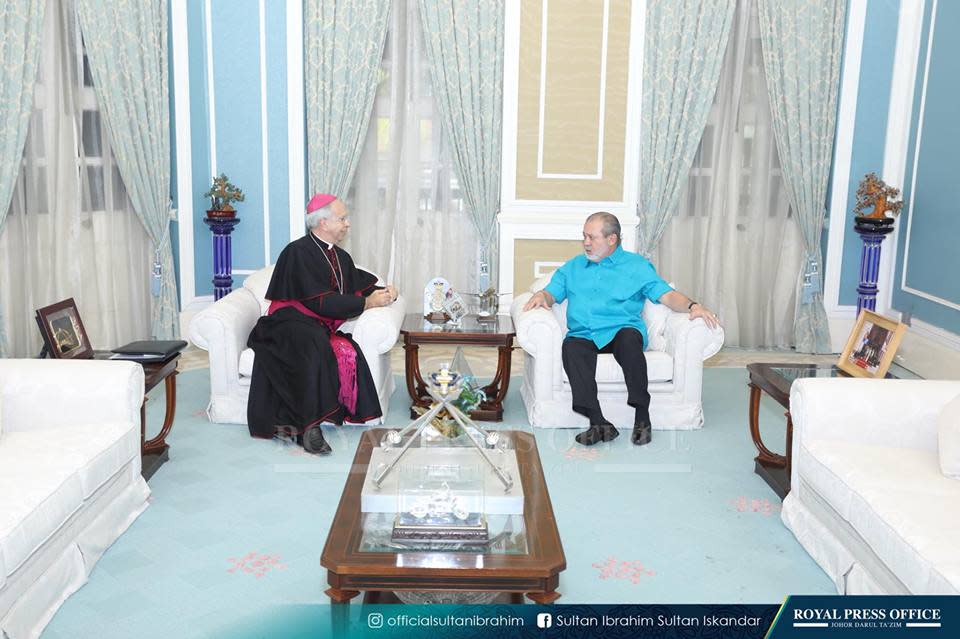 Johor Sultan Invited To Meet Pope Francis Aka The Dope Pope