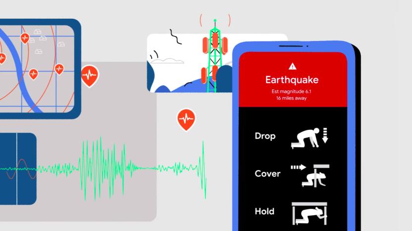 Google earthquake detection