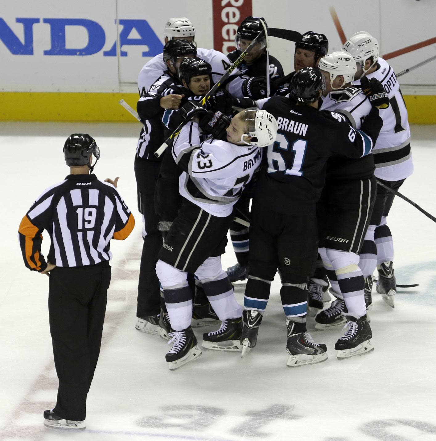 san jose vs los angeles nhl