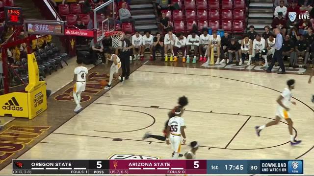 Arizona State pulls away from Oregon State in second half, snaps losing streak