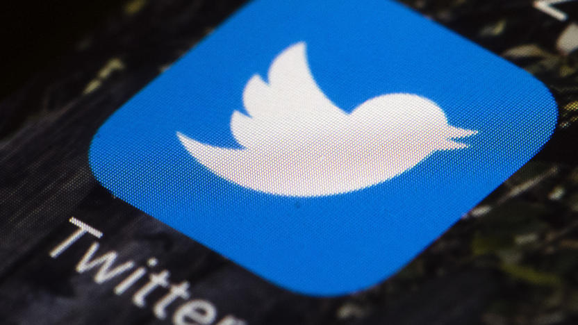 FILE - This April 26, 2017, file photo shows the Twitter app icon on a mobile phone in Philadelphia. Twitter and Pinterest are taking new steps to root out voting misinformation designed to suppress participation in the November 2020 elections. Twitter unveiled a new tool Wednesday, Jan. 29, 2020, that will make it easier for users in the U.S. to report tweets containing misleading information about registering to vote or casting a ballot. (AP Photo/Matt Rourke, File)