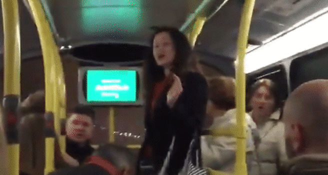 Ukrainian Chamber Choir Serenades Passengers on Dublin Bus.