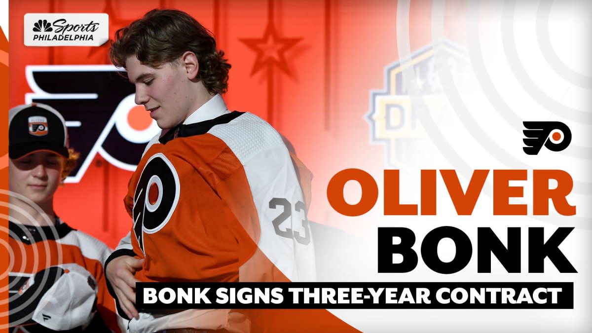 Flyers check-in: Oliver Bonk signs entry-level deal, second-rounder comes  back from Jay O'Brien miss