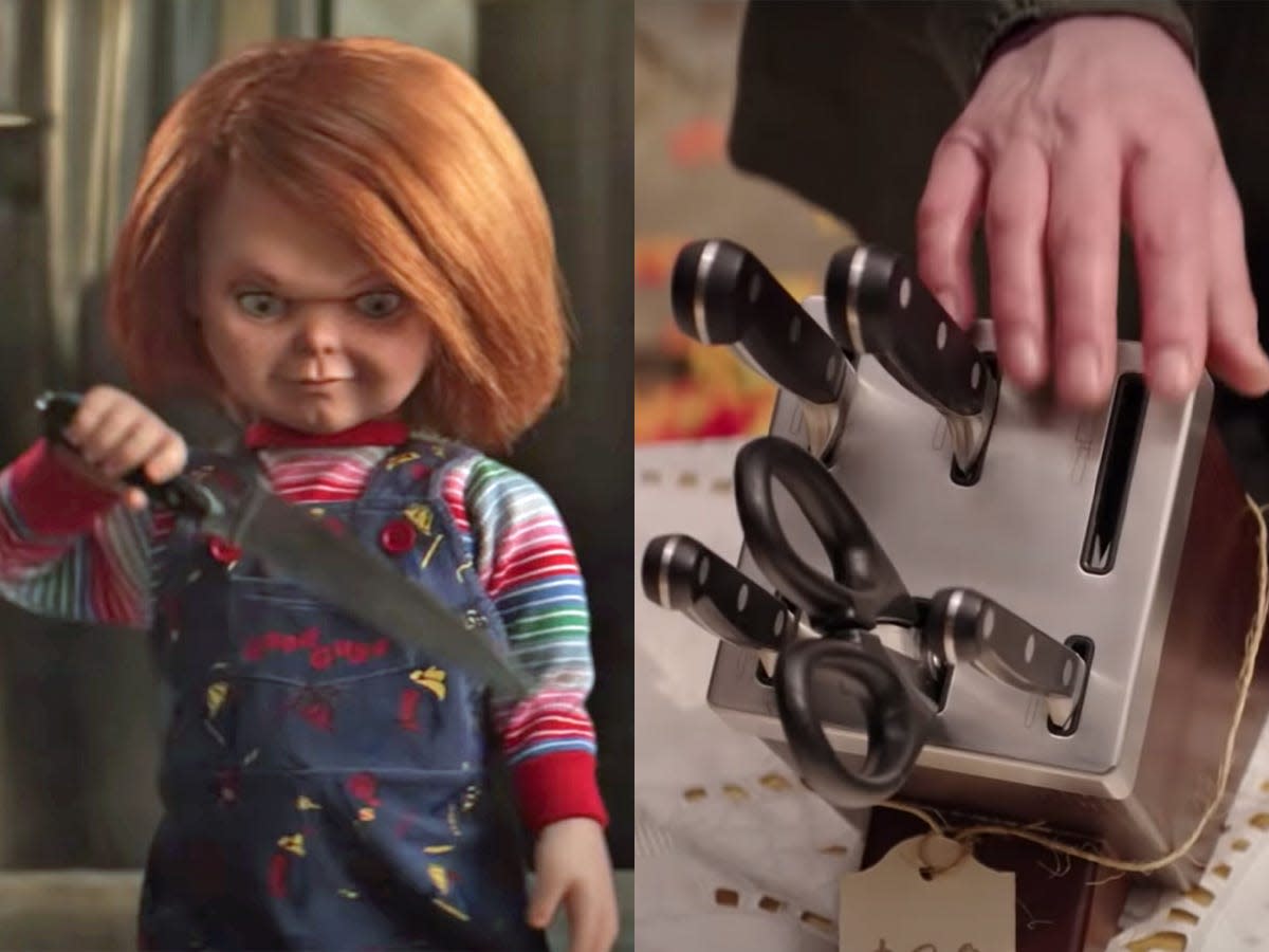 scarred chucky doll