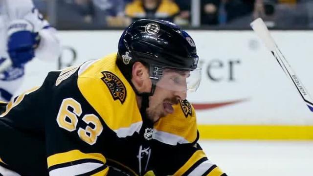 Brad Marchand asked to stop licking people