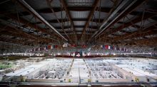 FOTOS I  Así ha transformado Moscú un estadio de hockey en un hospital de covid