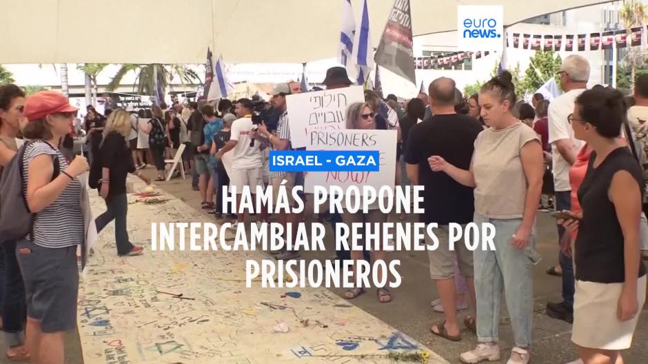 Hamás propone intercambiar rehenes por prisioneros