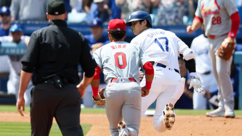  - After a baserunning mistake caught him out in the Dodgers' home opener, Shohei Ohtani spoke to coaches and teammates to make sure it wouldn't happen