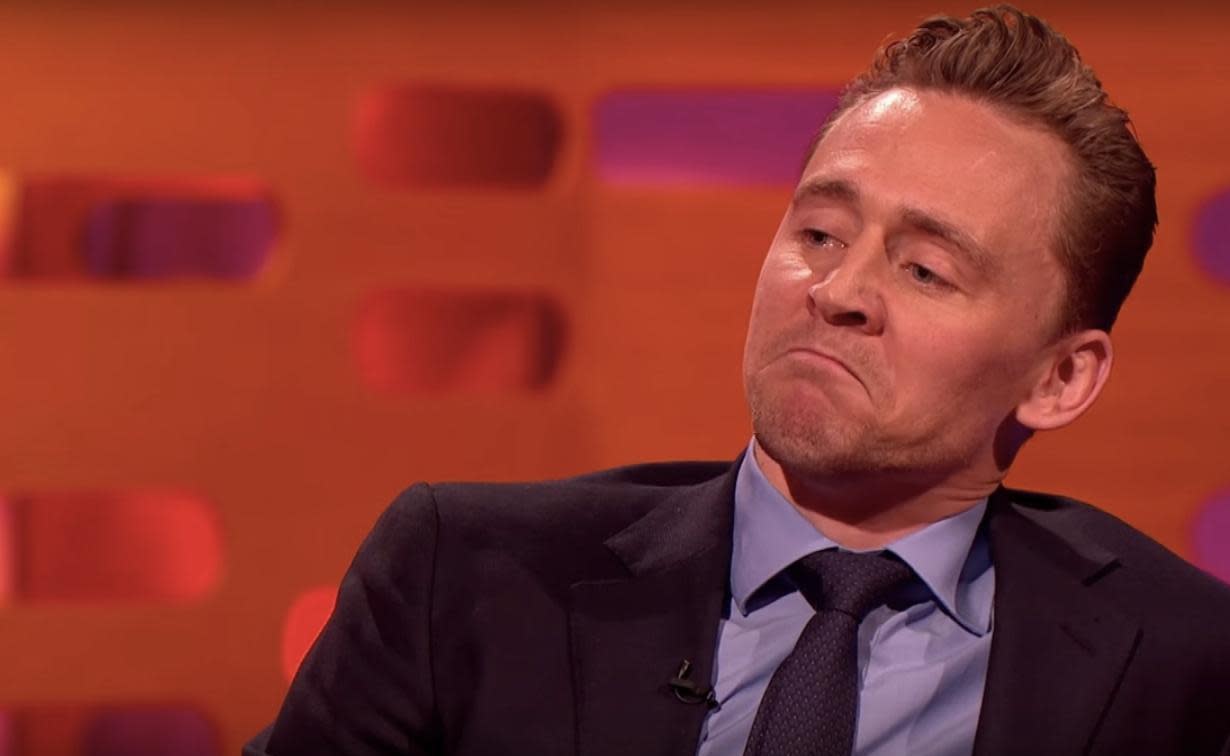 tom hiddleston owen wilson impression graham norton