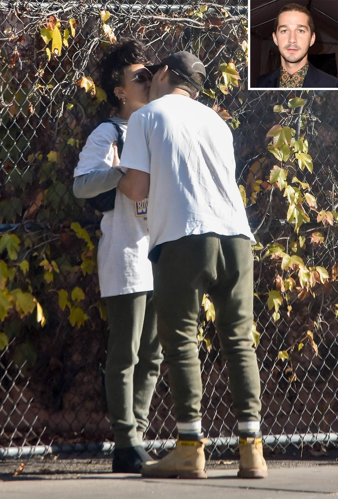 Shia LaBeouf Shares a Kiss with FKA Twigs in L.A. After Being Spotted Together in the U.K.1355 x 2000