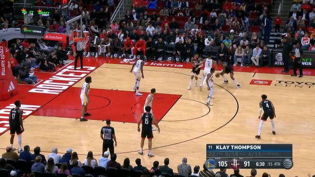 Tari Eason with a dunk vs the Golden State Warriors