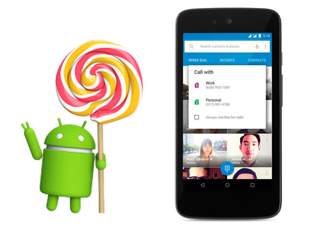 Android 5.1 arrives with HD calling and safeguards for stolen phones