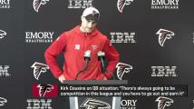 Cousins explains how he's approaching Falcons' QB room with Penix Jr.