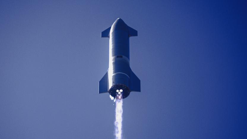 SpaceX Starship SN9 rocket high altitude test