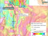 VIZSLA COPPER IDENTIFIES COPPER-GOLD TARGET AREAS AT THE COPPERVIEW PROPERTY, SOUTH-CENTRAL BC