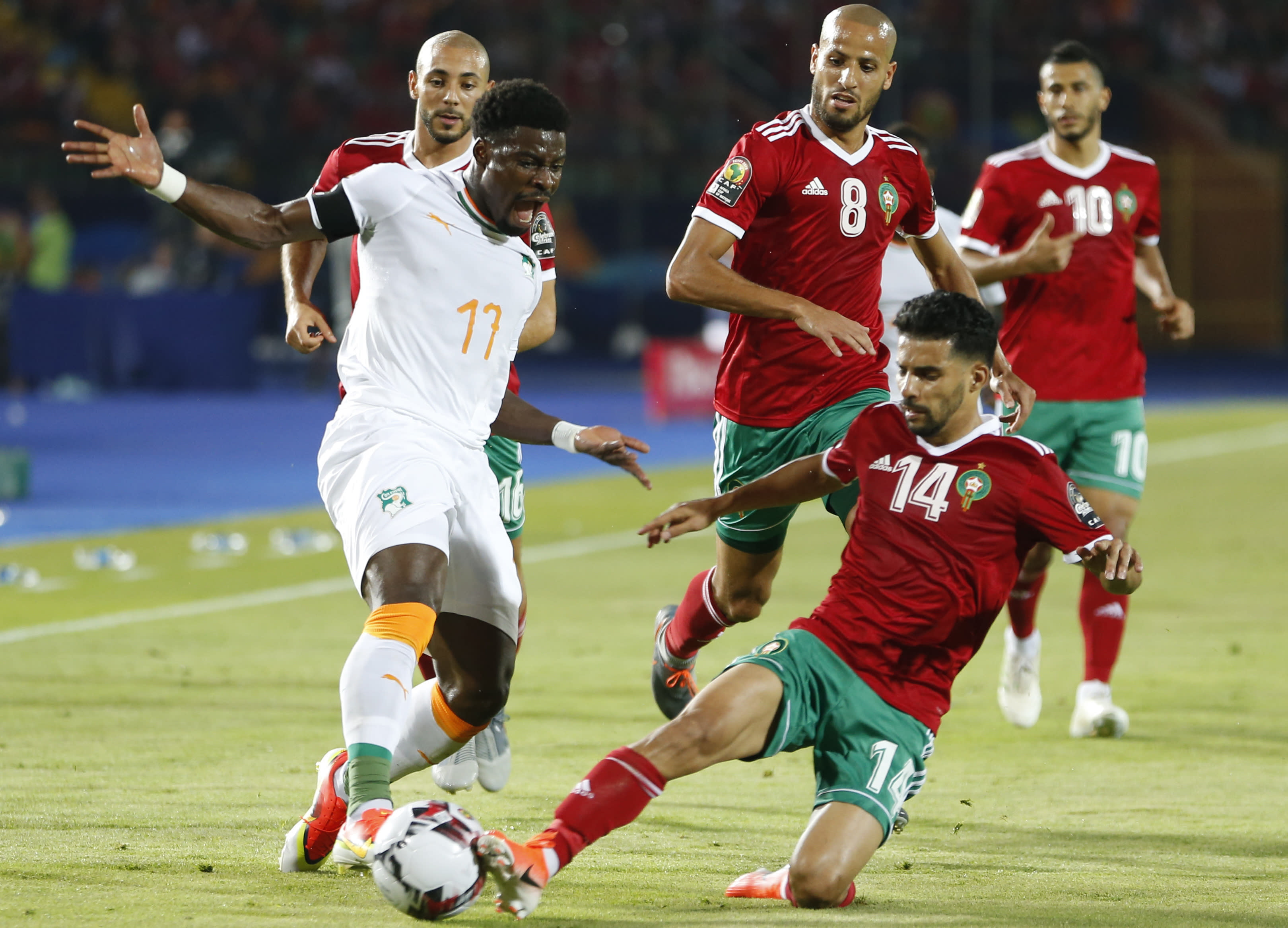 Morocco progresses at African Cup after beating Ivory Coast