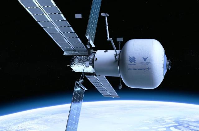 A render of the Starlab space station.