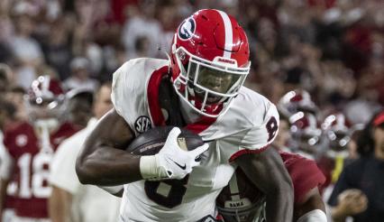 Georgia WR Colbie Young arrested on misdemeanor charges of battery and assault on an unborn child