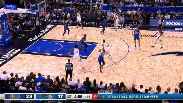 James Wiseman with a dunk vs the Orlando Magic