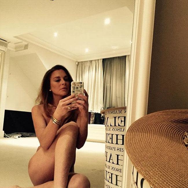 Blowjob Lindsay Lohan - Lindsay Lohan posts nude selfie to celebrate 33rd birthday
