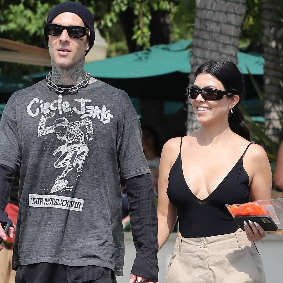 Kourtney Kardashian and Travis Barker "Have Talked Marriage" as They