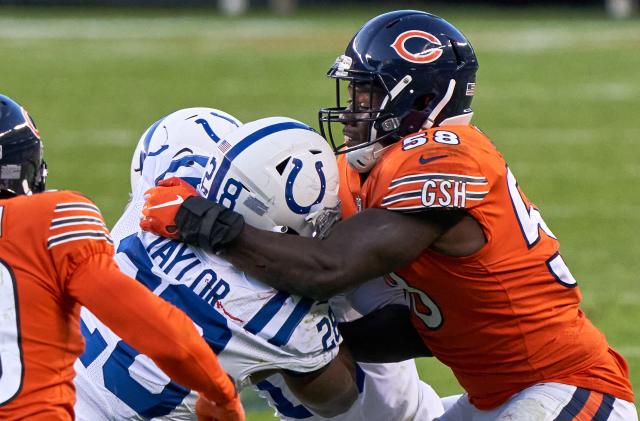 Colts vs. Bears game action