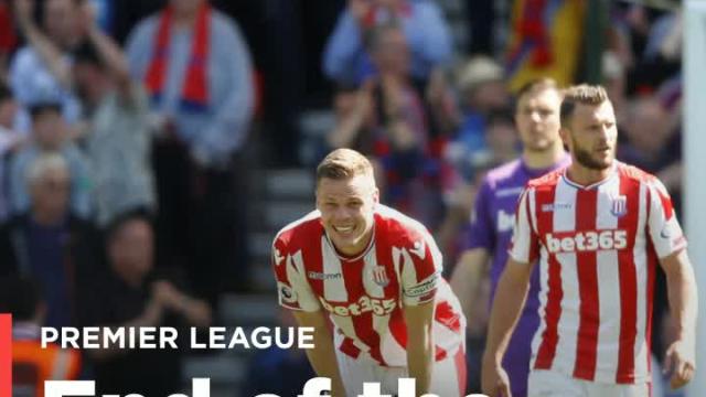 Stoke City relegated from Premier League after decade-long stay