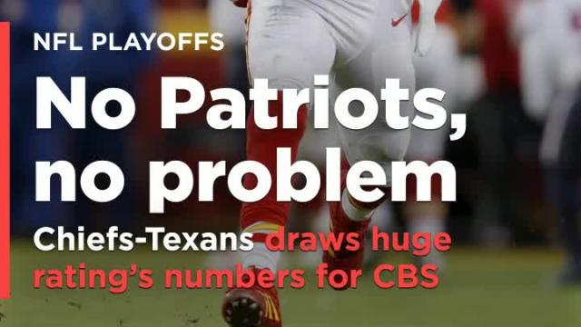 Chiefs-Texans Divisional matchup draws huge numbers for CBS