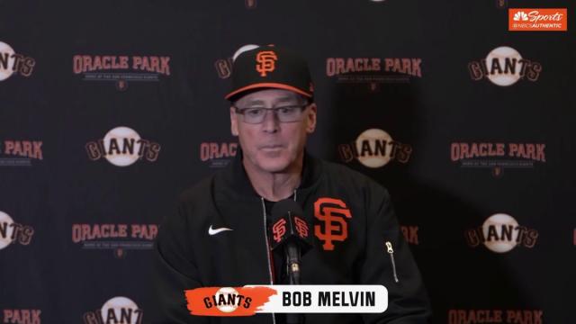 Melvin praises Webb for keeping Giants in the game after loss vs. Yankees