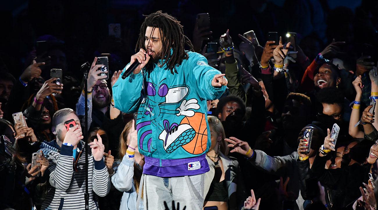 j cole charlotte hornets jacket