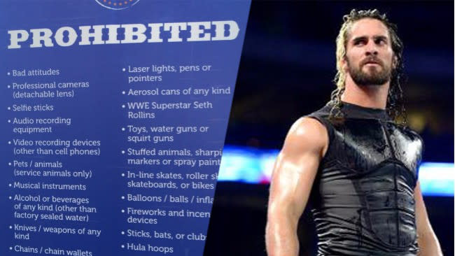 Wwe Superstar Seth Rollins Went And Got Himself Banned From Another Music Festival - seth rollins roblox shirt 2021