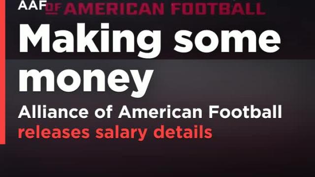 Alliance of American Football announces player salary and recruitment details