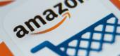 Amazon logo. (Getty Images) 