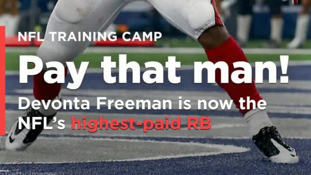 Devonta Freeman is now the NFL's highest-paid running back