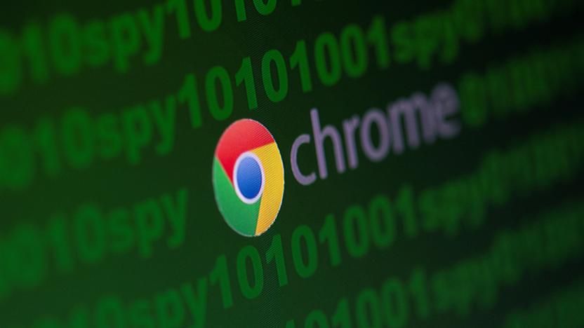 Google Chrome logo is seen near cyber code and words "spy"  in this illustration picture taken June 18, 2020. REUTERS/Dado Ruvic/Illustration