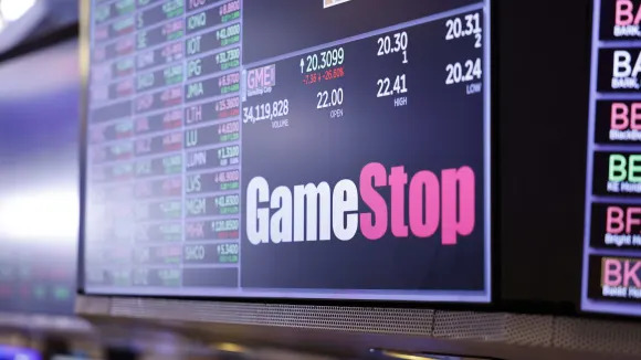 GameStop stock slumps after announcing sale of 75M shares