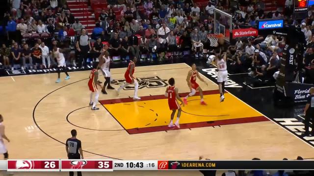 Victor Oladipo with an assist vs the Atlanta Hawks