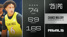 Is one school pulling away in Chance Mallory's recruitment?