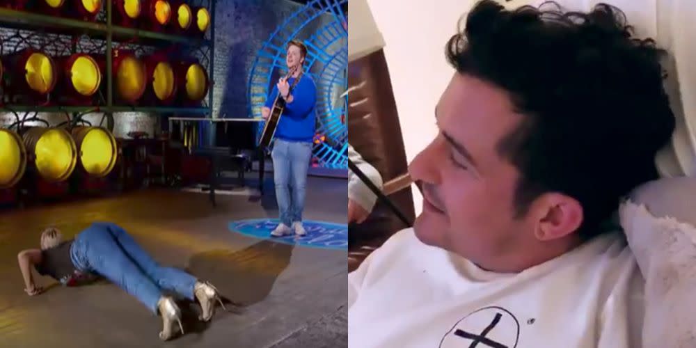 Watch Orlando Blooms Reaction To Katy Perry Doin