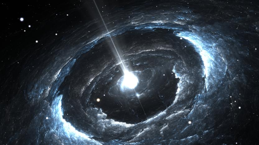 Highly magnetized rotating neutron star